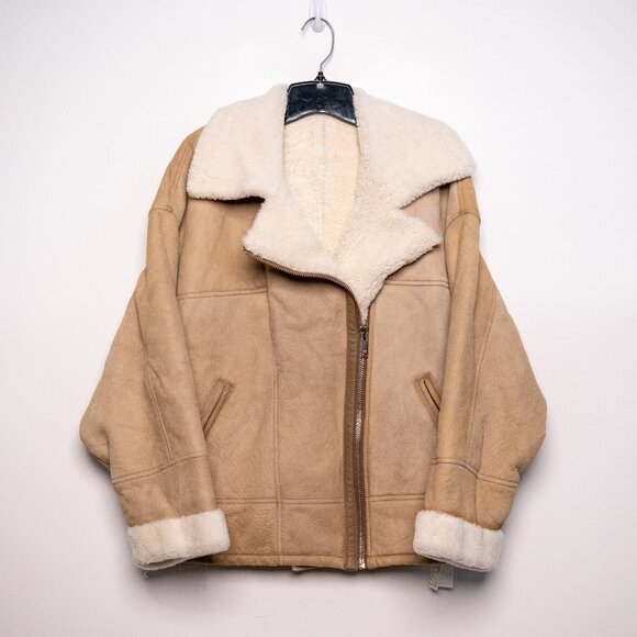 Maje Shearling Coat - Picture 1 of 3